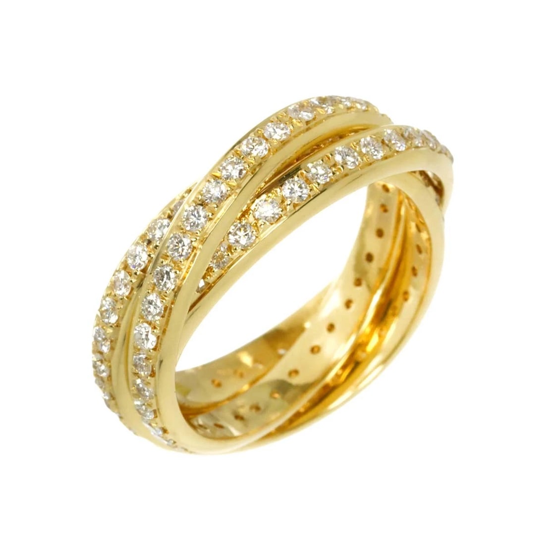 DIAMOND RING YELLOW GOLD 750: Diamond Ring Yellow Gold 750 Brand: Unbranded Type/Style: Ring Material: 750 Yellow Gold, Main Stone Natural Color: Yellow Gold Size: 5.5-5.75(US) Accessories: None Accessories Notice: Whe