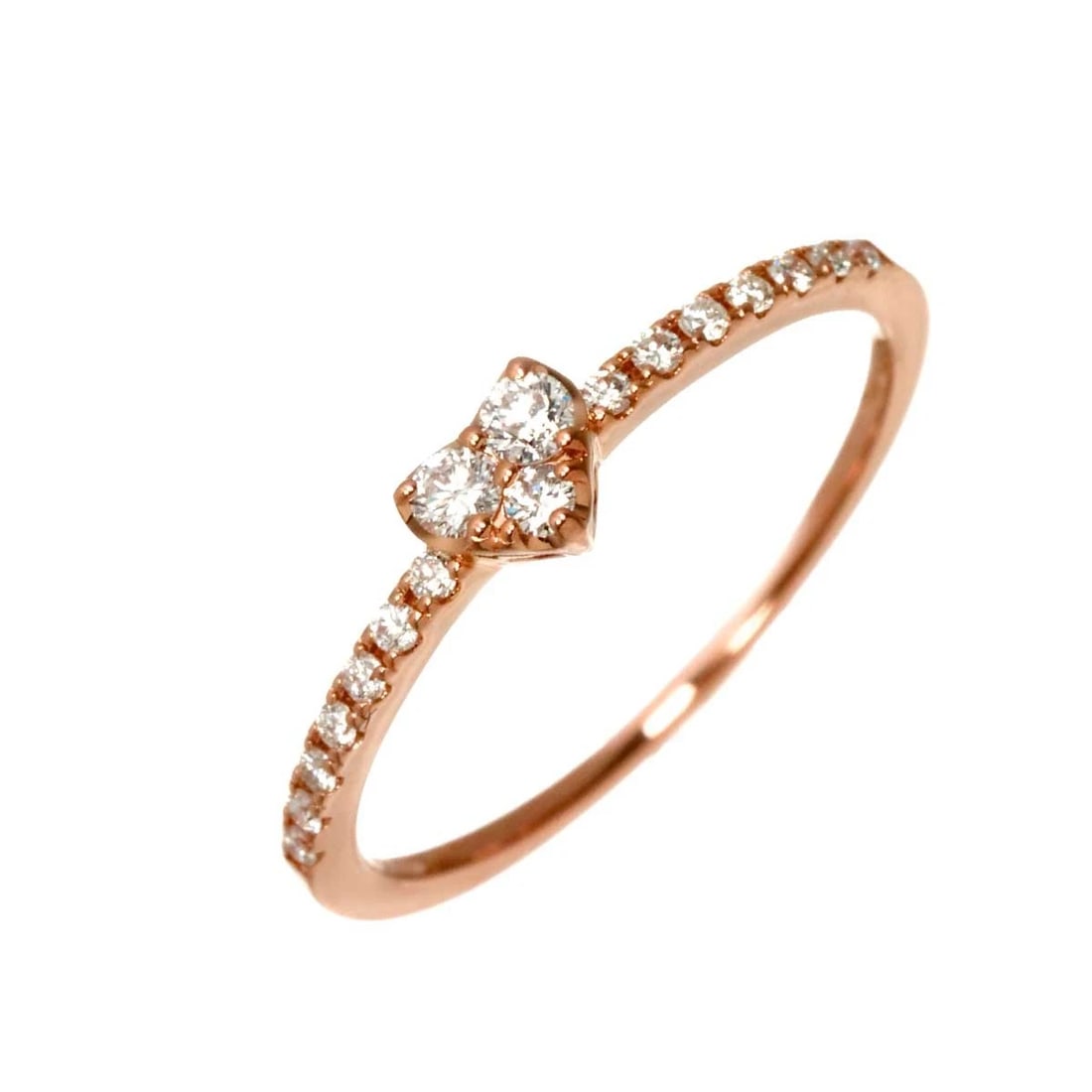 PONTE VECCHIO DIAMOND RING PG 750: Ponte Vecchio Diamond Ring PG 750 Brand: Ponte Vecchio Type/Style: Ring Material: 750 Pink Gold, Main Stone Natural Color: Pink Gold Size: 6(US) Accessories: None Accessories Notice: When