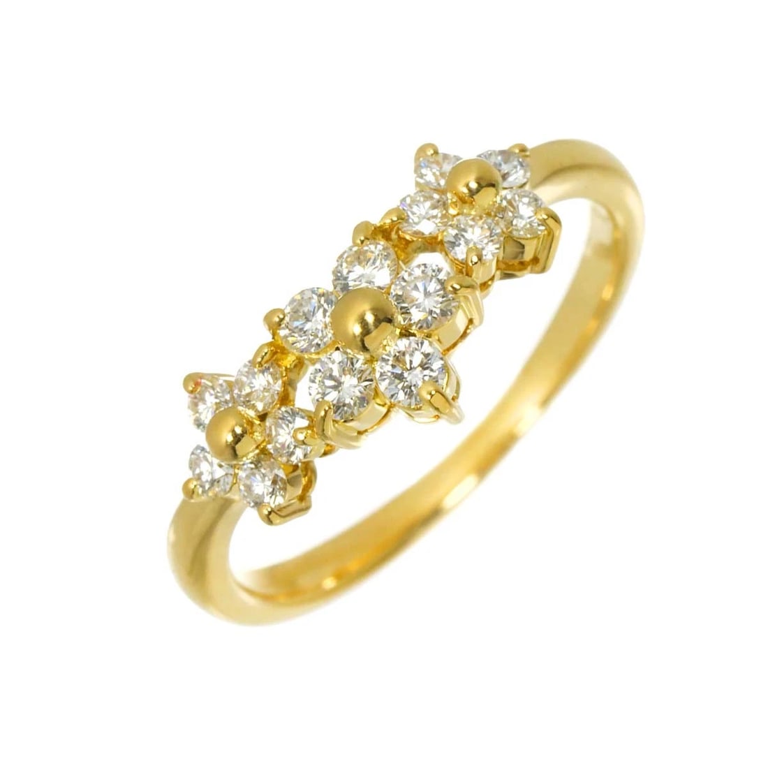 MIKIMOTO DIAMOND RING YG 750: MIKIMOTO Diamond Ring YG 750 Brand: MIKIMOTO Type/Style: Ring Material: 750 Yellow Gold, Main Stone Natural Color: Yellow Gold Size: 6.75(US) Accessories: None Accessories Notice: When pur
