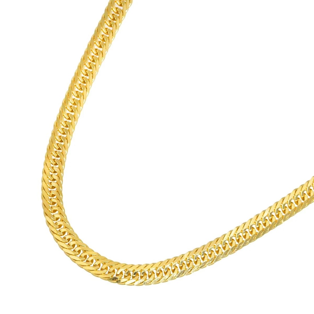 KIHEI CHAIN NECKLACE YG 750: Kihei chain Necklace YG 750 Brand: Unbranded Type/Style: Necklace Material: 750 Yellow Gold, Color: Gold Size: Inner circumference:19.7inch Width:(max.) 3.8mm Accessories: None Accessories