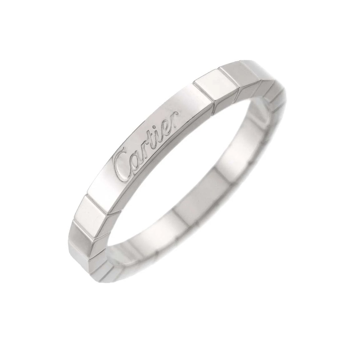 CARTIER LANIERE RING WHITE GOLD 750: Cartier Laniere Ring White Gold 750 Brand: Cartier Type/Style: Ring Material: 750 White Gold, Color: White Gold Size: 10.25(US) Accessories: None Accessories Notice: When purchasing pre-ow