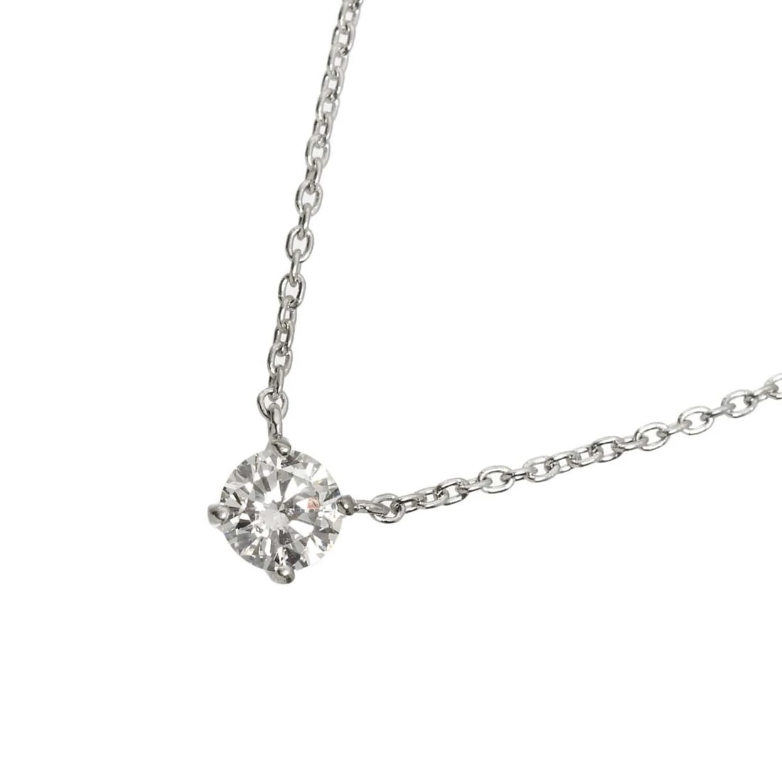 VENDOME AOYAMA DIAMOND NECKLACE PLATINUM: Vendome Aoyama Diamond Necklace Platinum Brand: Vendome Aoyama Type/Style: Necklace Material: PT900, Main Stone Natural Color: Platinum Size: internal circumference of the chain:15.7inch to 14.6inch T
