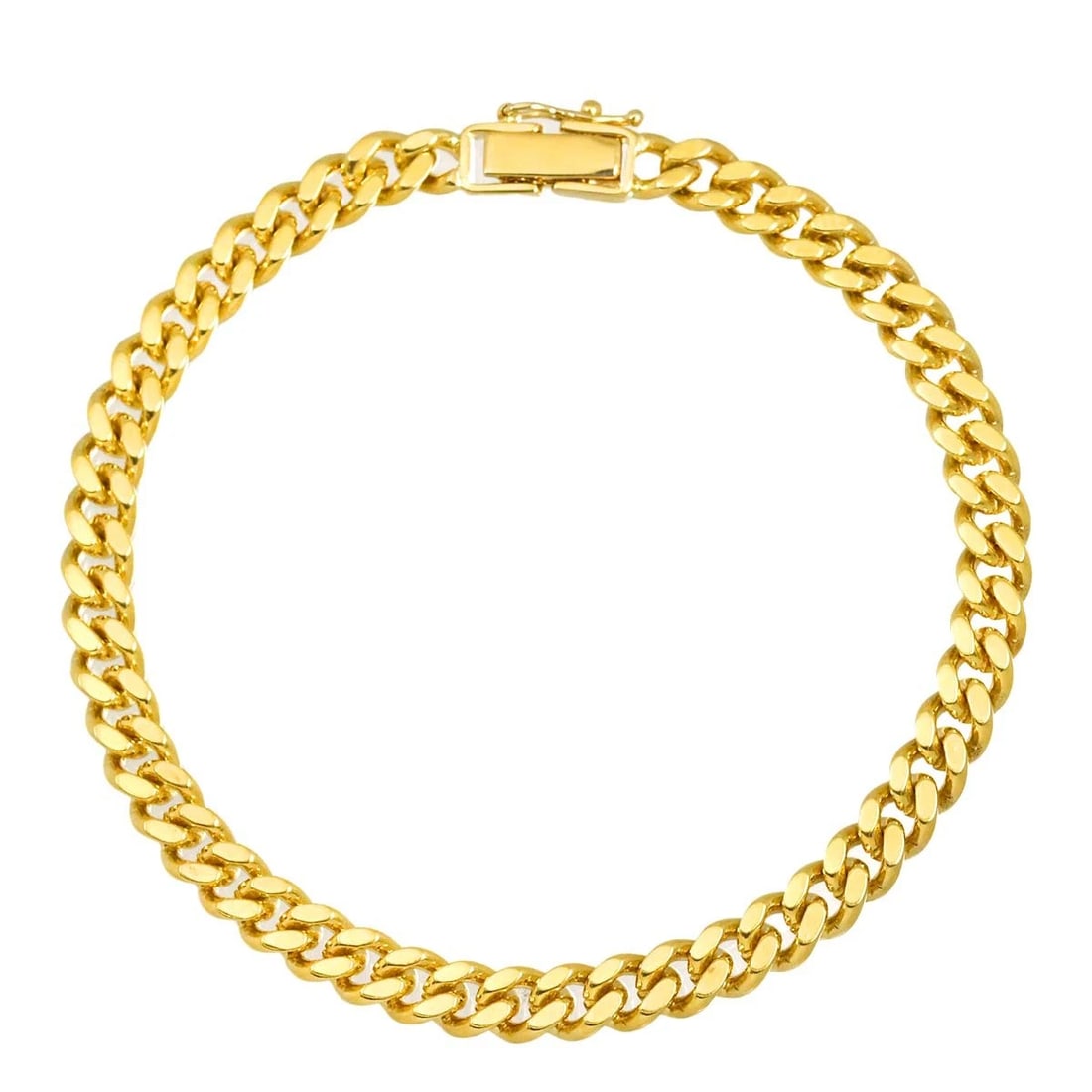 KIHEI CHAIN BRACELET YG 750: Kihei chain Bracelet YG 750 Brand: Unbranded Type/Style: Bracelet Material: 750 Yellow Gold, Color: Gold Size: Inner circumference:6.9inch Width:(max.)5mm Accessories: None Accessories Not