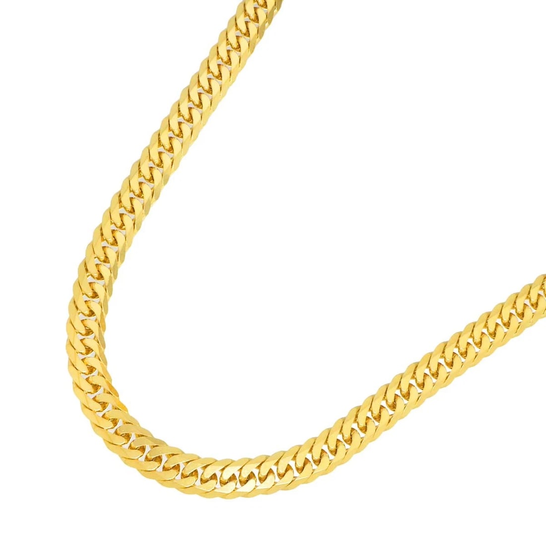 KIHEI CHAIN NECKLACE YG 750: Kihei chain Necklace YG 750 Brand: Unbranded Type/Style: Necklace Material: 750 Yellow Gold, Color: Gold Size: Inner circumference:23.6inch Width:(max.) 7mm Accessories: None Accessories N