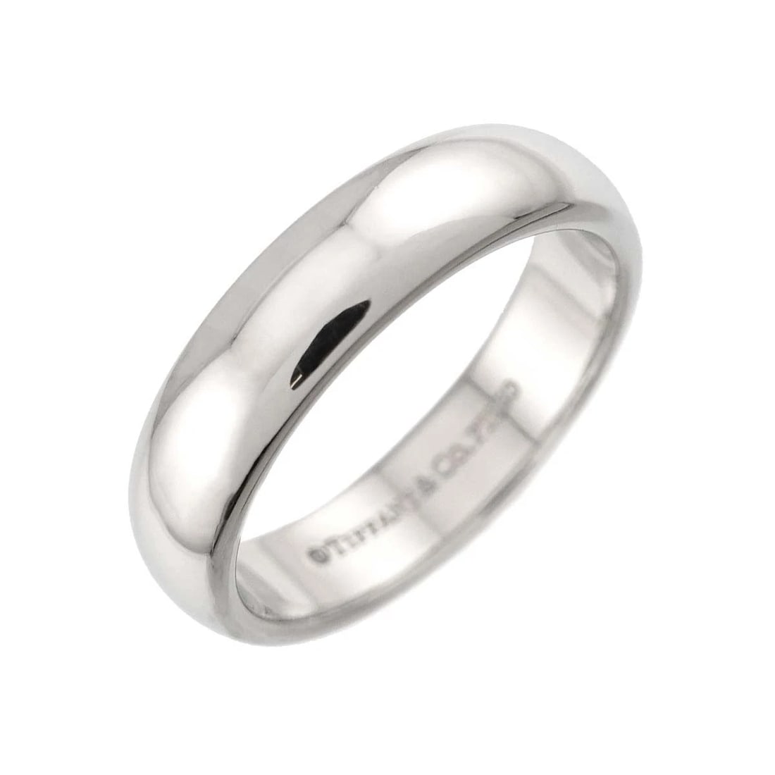 TIFFANY CO. FOREVER RING PLATINUM: TIFFANY Co. Forever Ring Platinum Brand: TIFFANY Co. Type/Style: Ring Material: PT950, Color: Platinum Size: 5-5.25(US) Accessories: None Accessories Notice: When purchasing pre-owned good