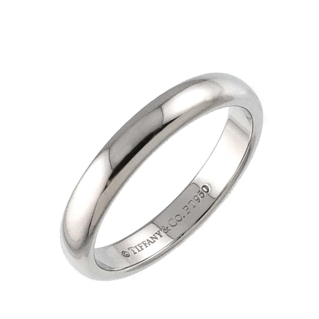 TIFFANY CO. FOREVER RING PLATINUM: TIFFANY Co. Forever Ring Platinum Brand: TIFFANY Co. Type/Style: Ring Material: PT950, Color: Platinum Size: 4-4.5(US) Accessories: None Accessories Notice: When purchasing pre-owned goods
