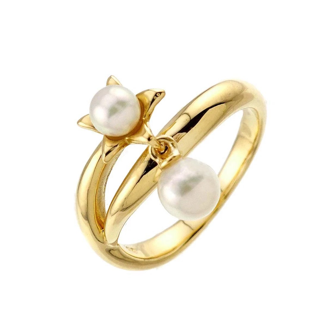 MIKIMOTO PERLITA AKOYA PEARL RING YG 750: MIKIMOTO PERLITA Akoya Pearl Ring YG 750 Brand: MIKIMOTO/PERLITA Type/Style: Ring Material: 750 Yellow Gold, Color: Yellow Gold Size: 4(US) Accessories: None Accessories Notice: When purch