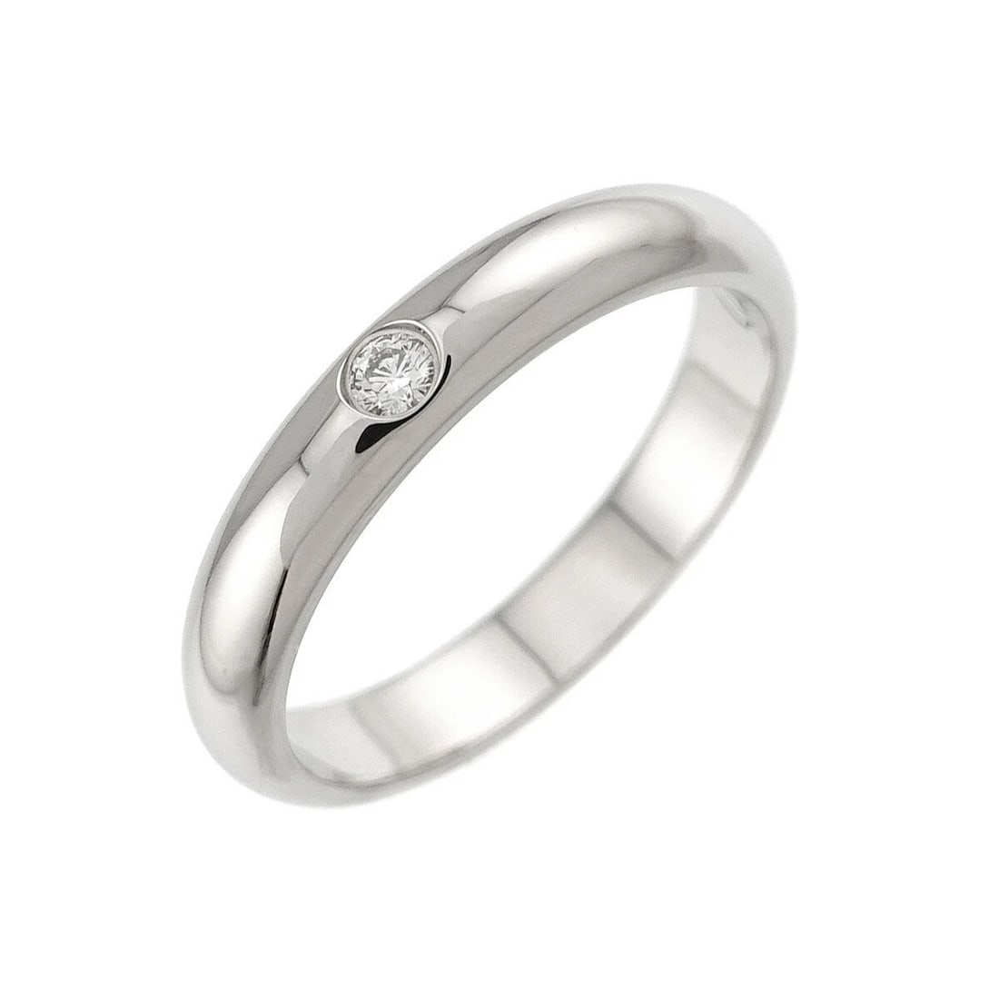 CARTIER 1895 CLASSIC DIAMOND RING PLATINUM: Cartier 1895 Classic Diamond Ring Platinum Brand: Cartier Type/Style: Ring Material: Pt950, Main Stone Natural Color: Platinum Size: 7.5(US) Accessories: None Accessories Notice: When purc