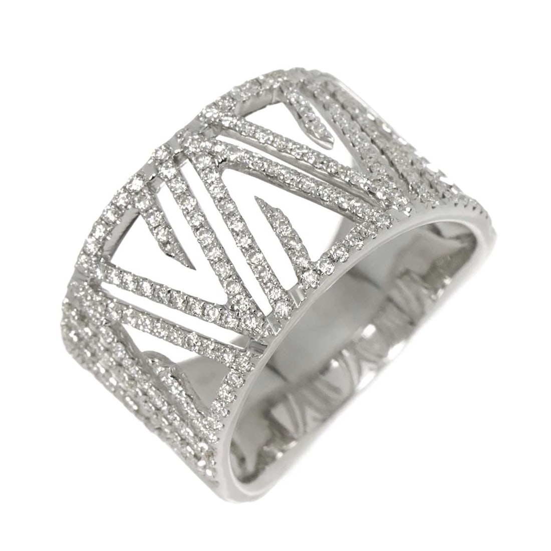 DIAMOND RING WHITE GOLD: Diamond Ring White Gold Brand: Unbranded Type/Style: Ring Material: 750White Gold, Main Stone Natural Color: White Gold Size: 8.75(US) Accessories: None Accessories Notice: When purchasing