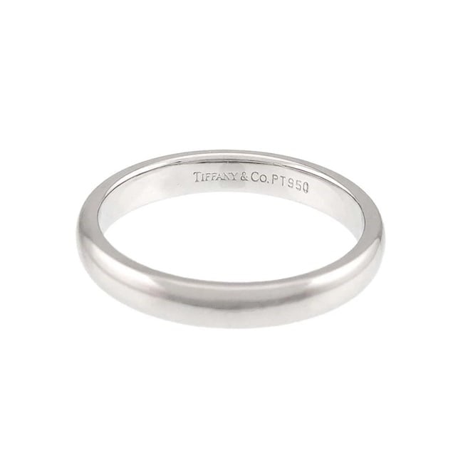 TIFFANY CO. FOREVER RING PLATINUM: TIFFANY Co. Forever Ring Platinum Brand: TIFFANY Co. Type/Style: Ring Material: PT950, Color: Platinum Size: 5.5-5.75(US) Accessories: None Accessories Notice: When purchasing pre-owned go