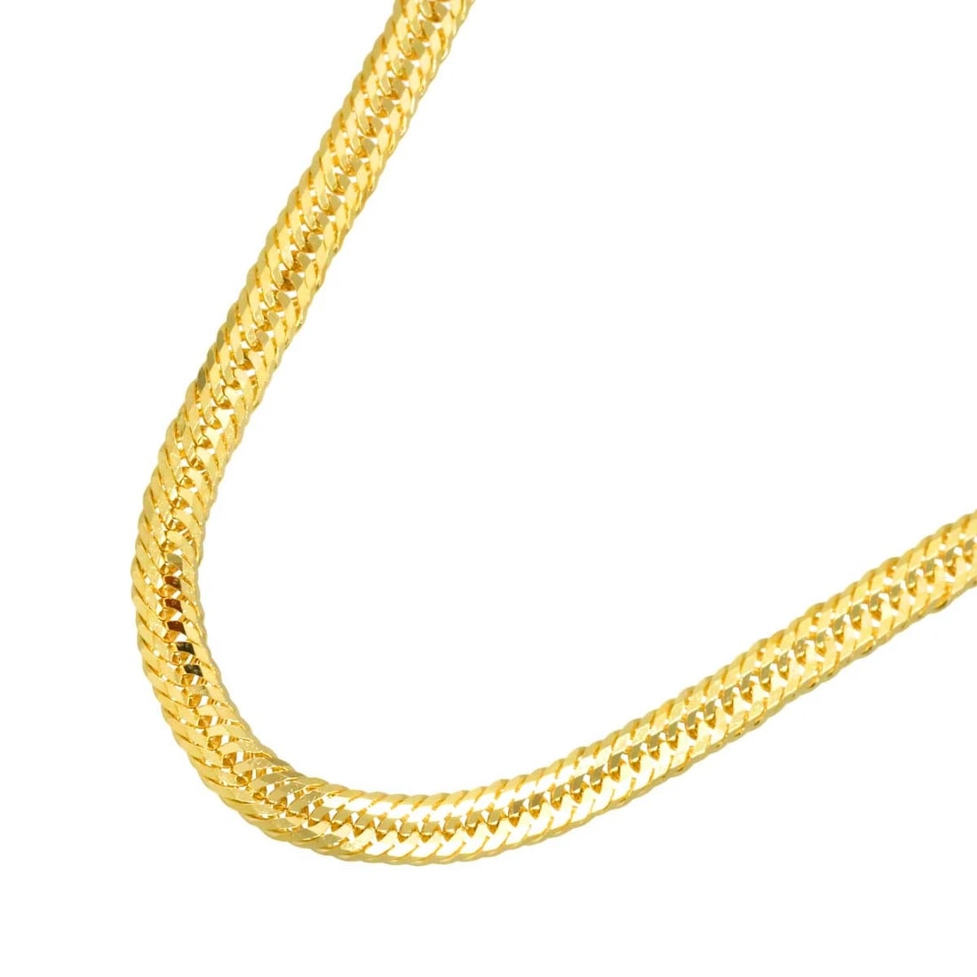 KIHEI CHAIN NECKLACE YG 750: Kihei chain Necklace YG 750 Brand: Unbranded Type/Style: Necklace Material: 750 Yellow Gold, Color: Gold Size: Inner circumference:15.7inch Width:(max.) 3.2mm Accessories: None Accessories Notice: