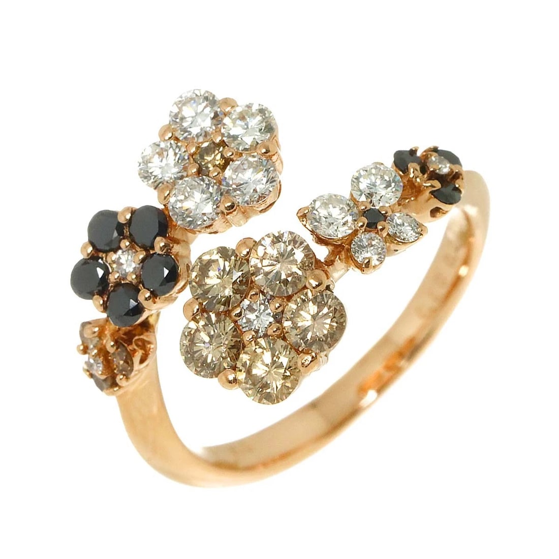 SIRENA AZZURRO DIAMOND RING PG 750: Sirena Azzurro Diamond Ring PG 750 Brand: Sirena Azzurro Type/Style: Ring Material: 750 Pink Gold, Main Stone Natural Color: Pink Gold Size: 6(US) Accessories: None Accessories Notice: When