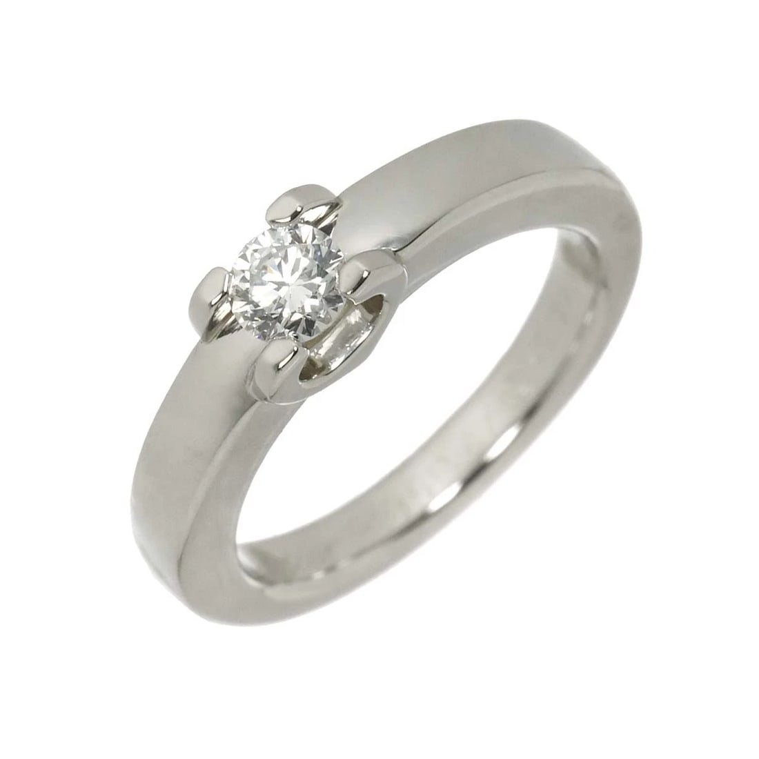 CARTIER C DEDIAMOND RING PLATINUM: Cartier C deDiamond Ring Platinum Brand: Cartier Type/Style: Ring Material: Pt950, Main Stone Natural Color: Platinum Size: 4(US) Accessories: None Accessories Notice: When purchasing pre-owned