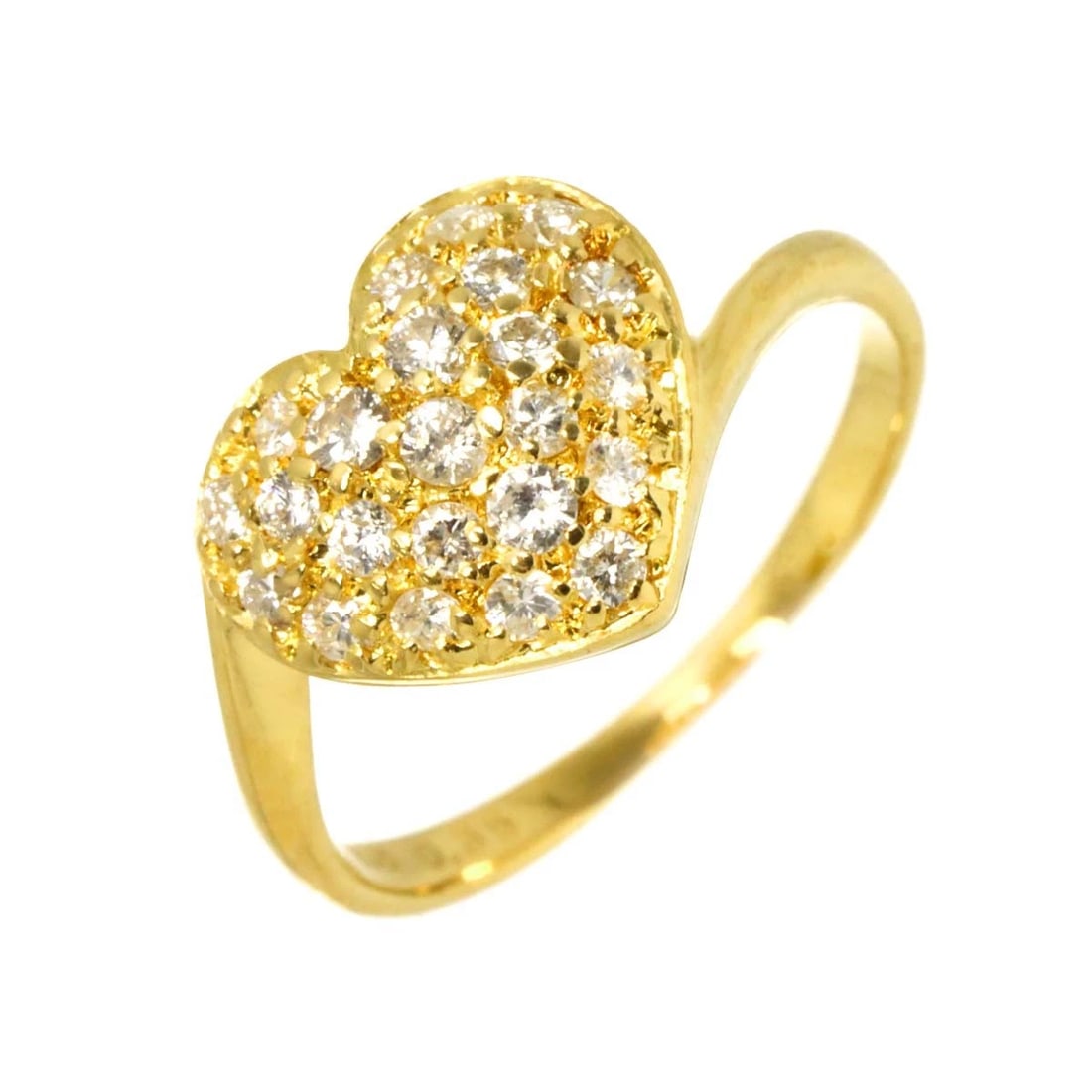 DIAMOND RING YELLOW GOLD 750: Diamond Ring Yellow Gold 750 Brand: Unbranded Type/Style: Ring Material: 750 Yellow Gold, Main Stone Natural Color: Yellow Gold Size: 2.5-2.75(US) Accessories: None Accessories Notice: Whe