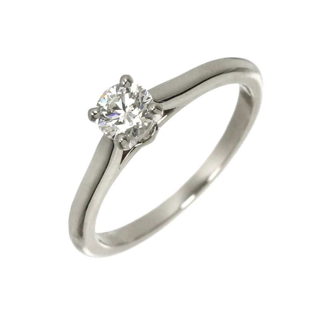 CARTIER DIAMOND RING PLATINUM: Cartier Diamond Ring Platinum Brand: Cartier Type/Style: Ring Material: Pt950, Main Stone Natural Color: Platinum Size: 4.75-5(US) Accessories: None Accessories Notice: When purchasing pre-owned