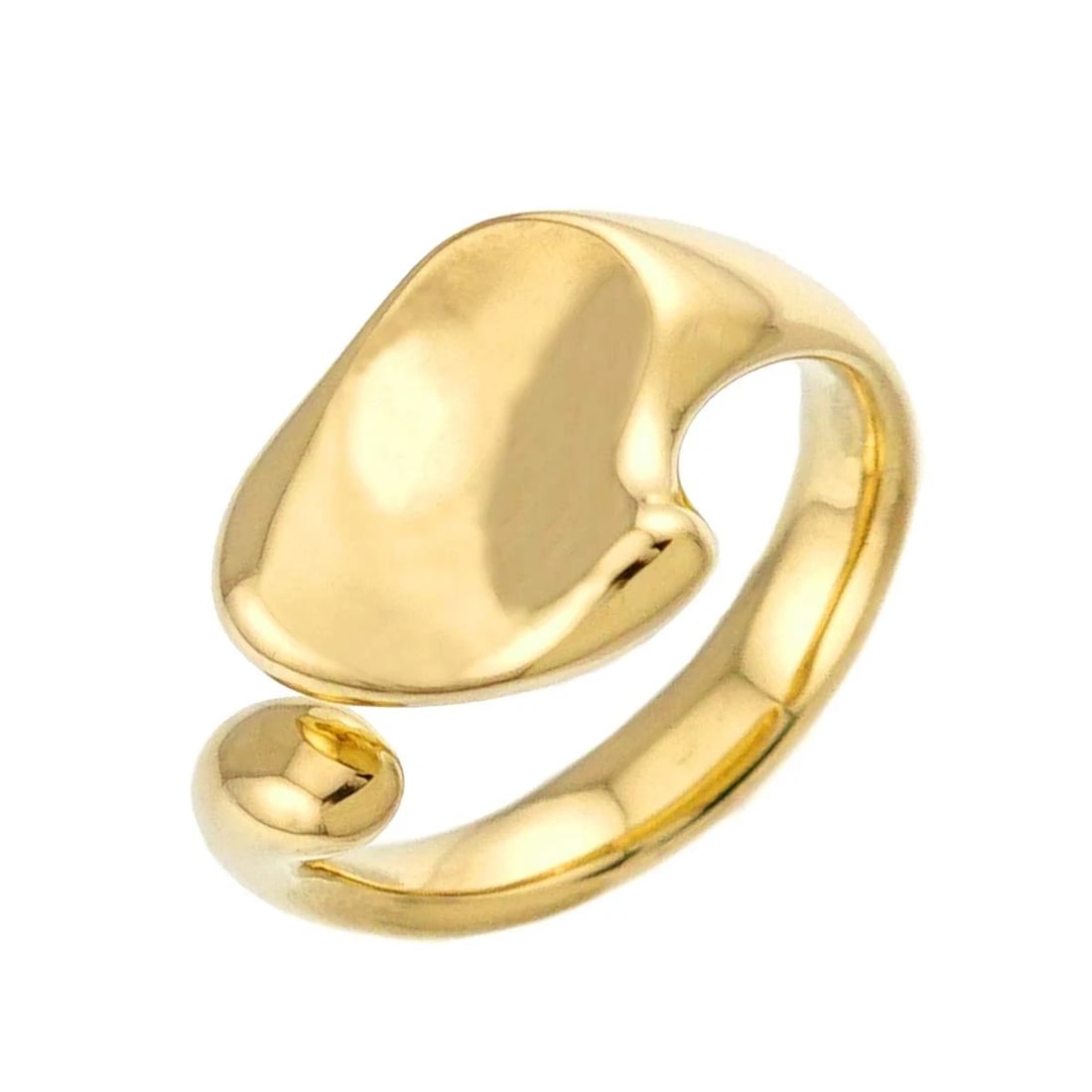 TIFFANY CO. FULL HEART RING YG 750: TIFFANY Co. Full Heart Ring YG 750 Brand: TIFFANY Co. Type/Style: Ring Material: 750 Yellow Gold, Color: Yellow Gold Size: 4-4.5(US) Accessories: None Accessories Notice: When purchasing p