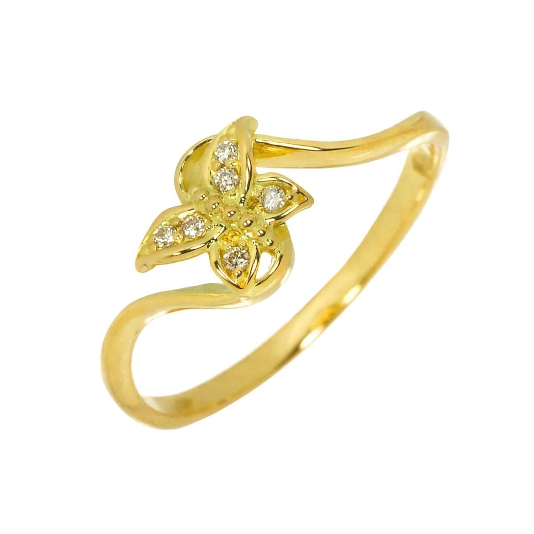 DIAMOND RING YELLOW GOLD 750: Diamond Ring Yellow Gold 750 Brand: Unbranded Type/Style: Ring Material: 750 Yellow Gold, Main Stone Natural Color: Yellow Gold Size: 8-8.25(US) Accessories: None Accessories Notice: When purchasing