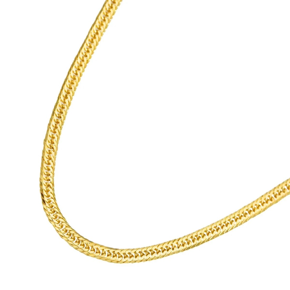 KIHEI CHAIN NECKLACE YG 750: Kihei chain Necklace YG 750 Brand: Unbranded Type/Style: Necklace Material: 750 Yellow Gold, Color: Gold Size: Inner circumference:17.7inch Width:(max.) 3.2mm Accessories: None Accessories