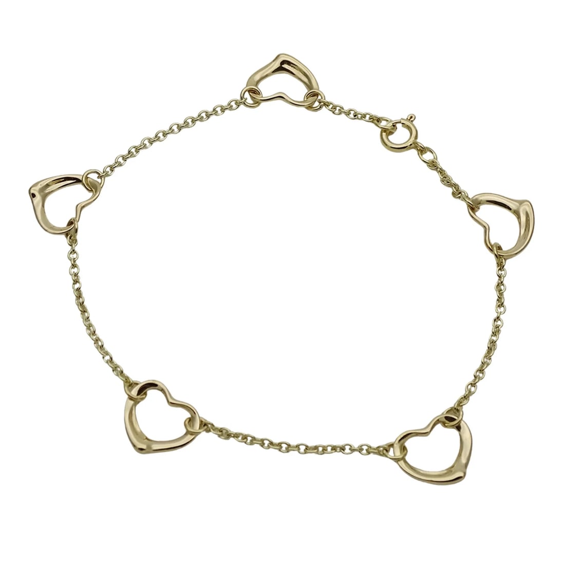 TIFFANY & CO. BRACELET FOR WOMEN, 18K GOLD: Tiffany & Co. Bracelet for Women, 18K Gold Brand: Tiffany Type/Style: Charm bracelet Material: Yellow gold (18K), Color: yellow gold Size: Length17.5cm / 6.88'' Accessories: None Accessori