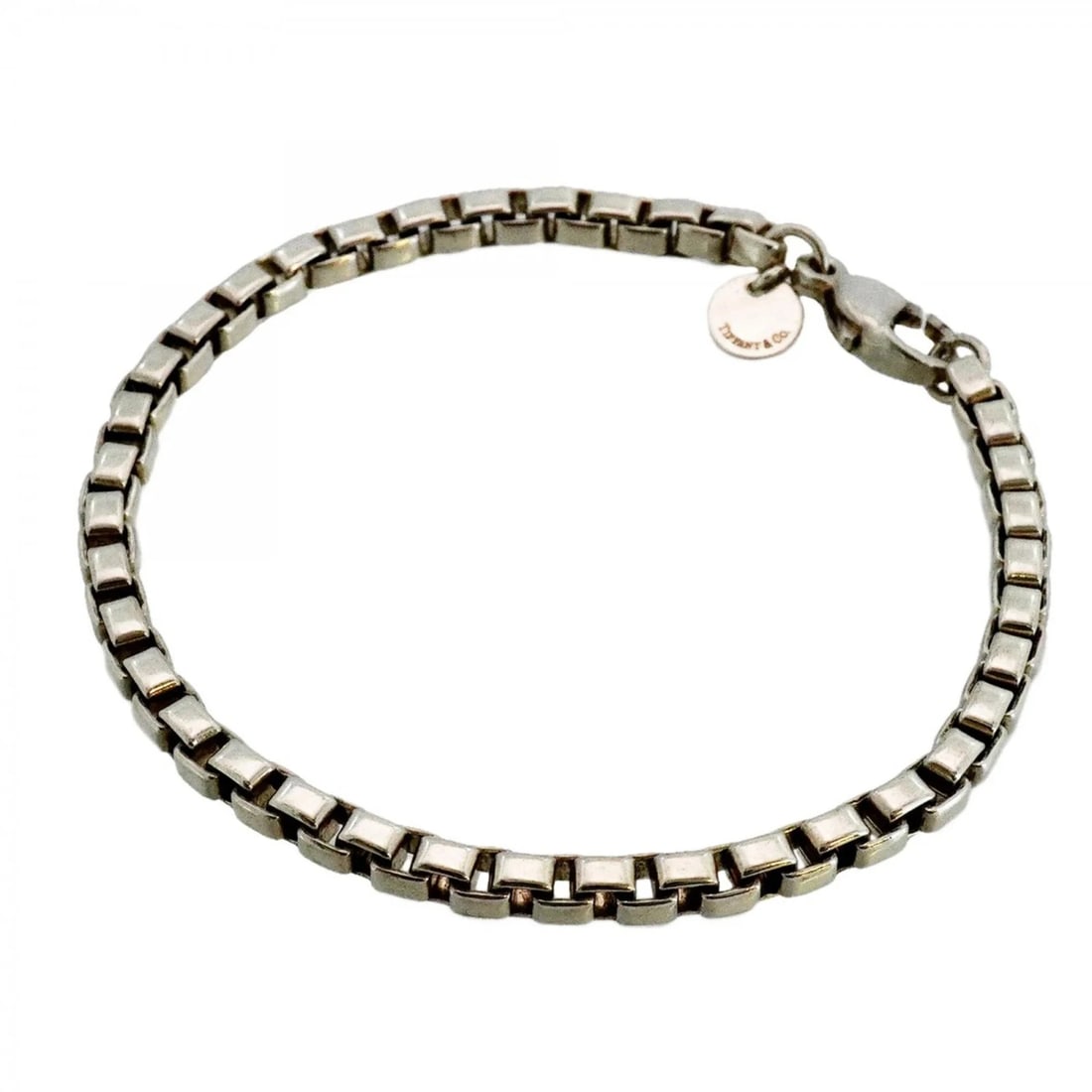 TIFFANY & CO. VENETIAN BRACELET, STERLING SILVER 925: Tiffany & Co. Venetian Bracelet, Sterling Silver 925 Brand: Tiffany Type/Style: Charm bracelet Material: Silver 925, Color: SILVER Size: Length18cm / 7.08'' Accessories: None Accessories N