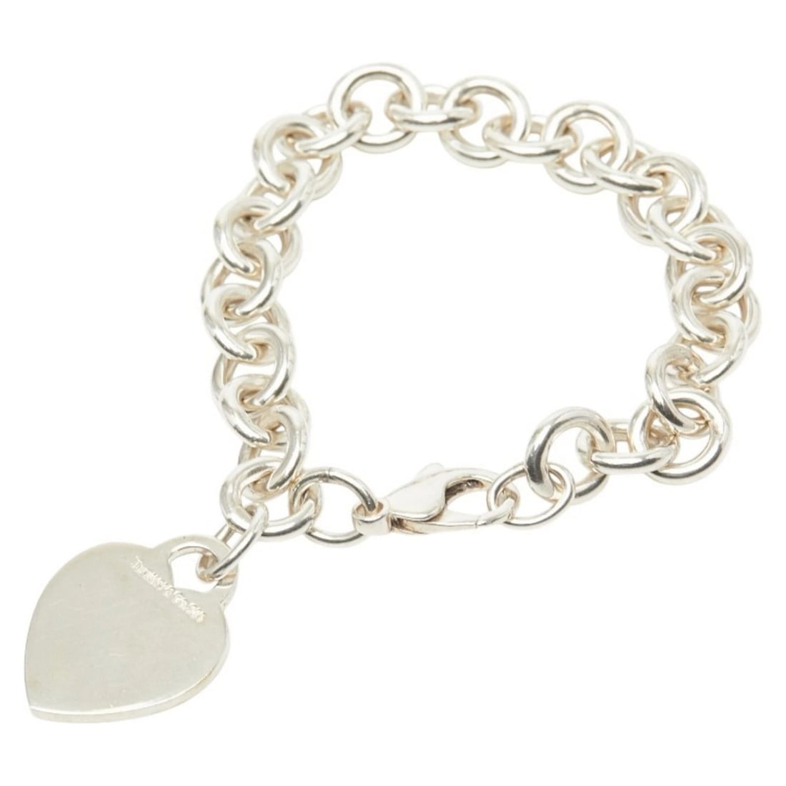 TIFFANY & CO. HEART TAG BRACELET, STERLING SILVER 925, WOMEN'S: Tiffany & Co. Heart Tag Bracelet, Sterling Silver 925, Women's Brand: Tiffany Type/Style: Charm bracelet Material: Silver 925, Color: SILVER Size: Length16.5cm / 6. '' Accessories: None Ac