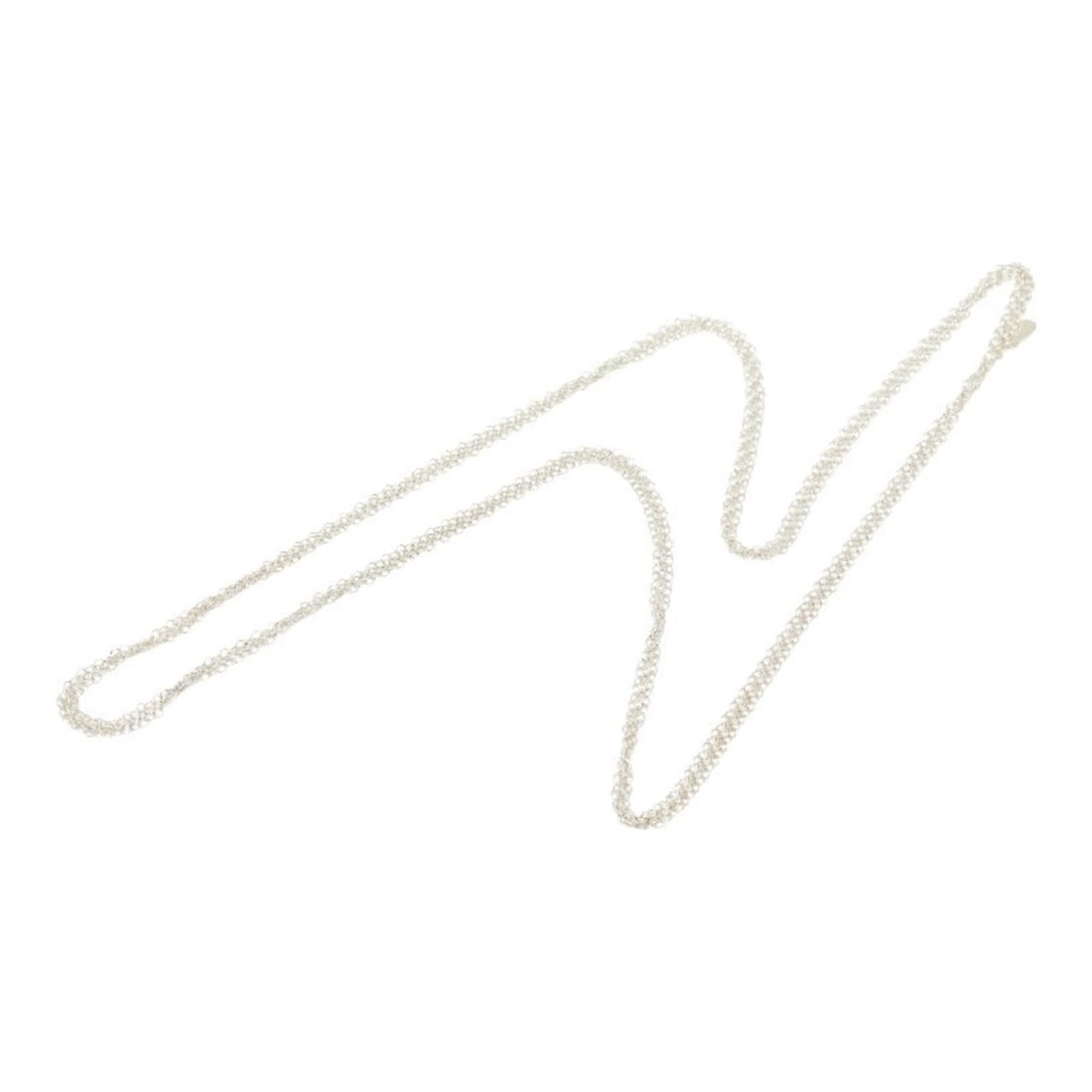 TIFFANY & CO. CHAIN LONG NECKLACE, STERLING SILVER, WOMEN'S: Tiffany & Co. Chain Long Necklace, Sterling Silver, Women's Brand: Tiffany Type/Style: Necklace Material: Sterling silver, Color: SILVER Size: Neck Circumference78.5 cm / 30.9'' Accessories: None