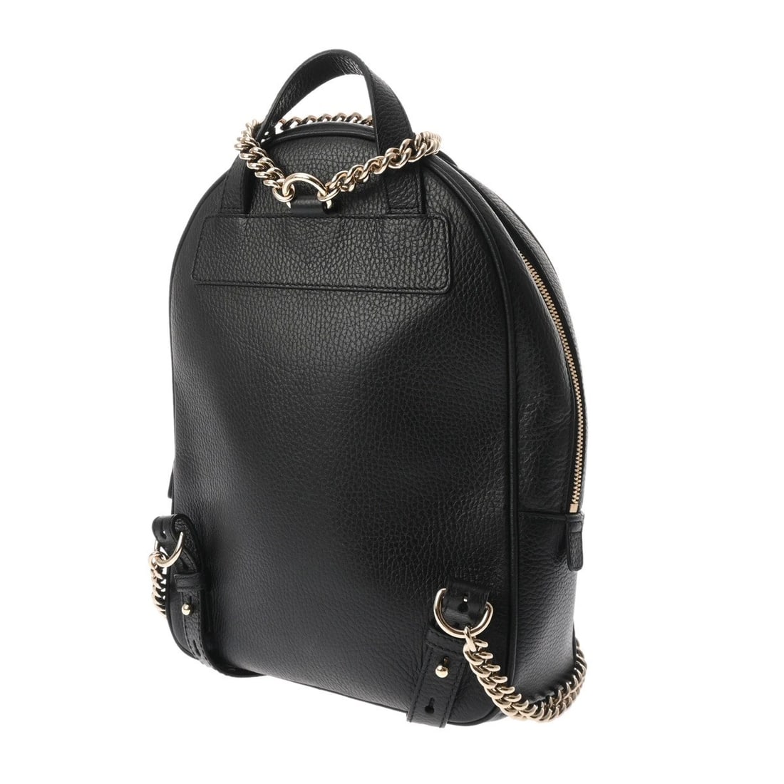 GUCCI BACKPACK LEATHER BLACK BACKPACK - 2