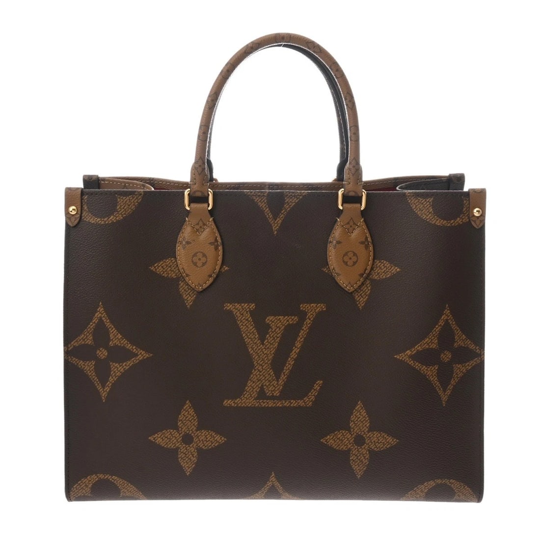 LOUIS VUITTON MONOGRAM GIANT REVERSE: LOUIS VUITTON Monogram giant reverse Brand: LOUIS VUITTON Type/Style: Tote Bag Material: Monogram canvas Color: Brown Size: H:about 10.2inch W:about 13.6inch D:about 5.5inch Accessories: None