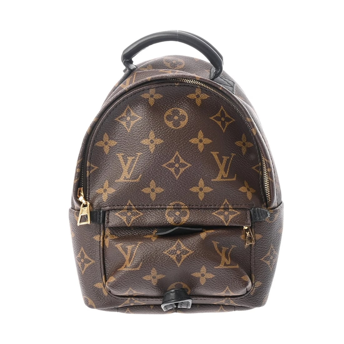 LOUIS VUITTON PALM SPRINGS BACKPACK MINI MONOGRAM: LOUIS VUITTON Palm Springs Backpack MINI Monogram Brand: LOUIS VUITTON Type/Style: Backpack ?? Daypack Material: Monogram canvas Color: Brown Size: H:about 7.9inch (Center) W:about 6.1inch D:about 3.5