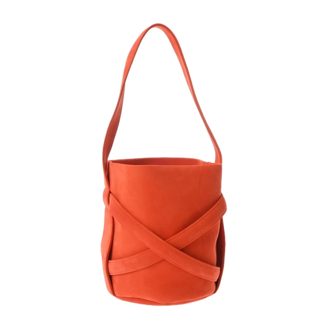 THE ROW MINI LEO ORANGE HANDBAG (1 of 6)