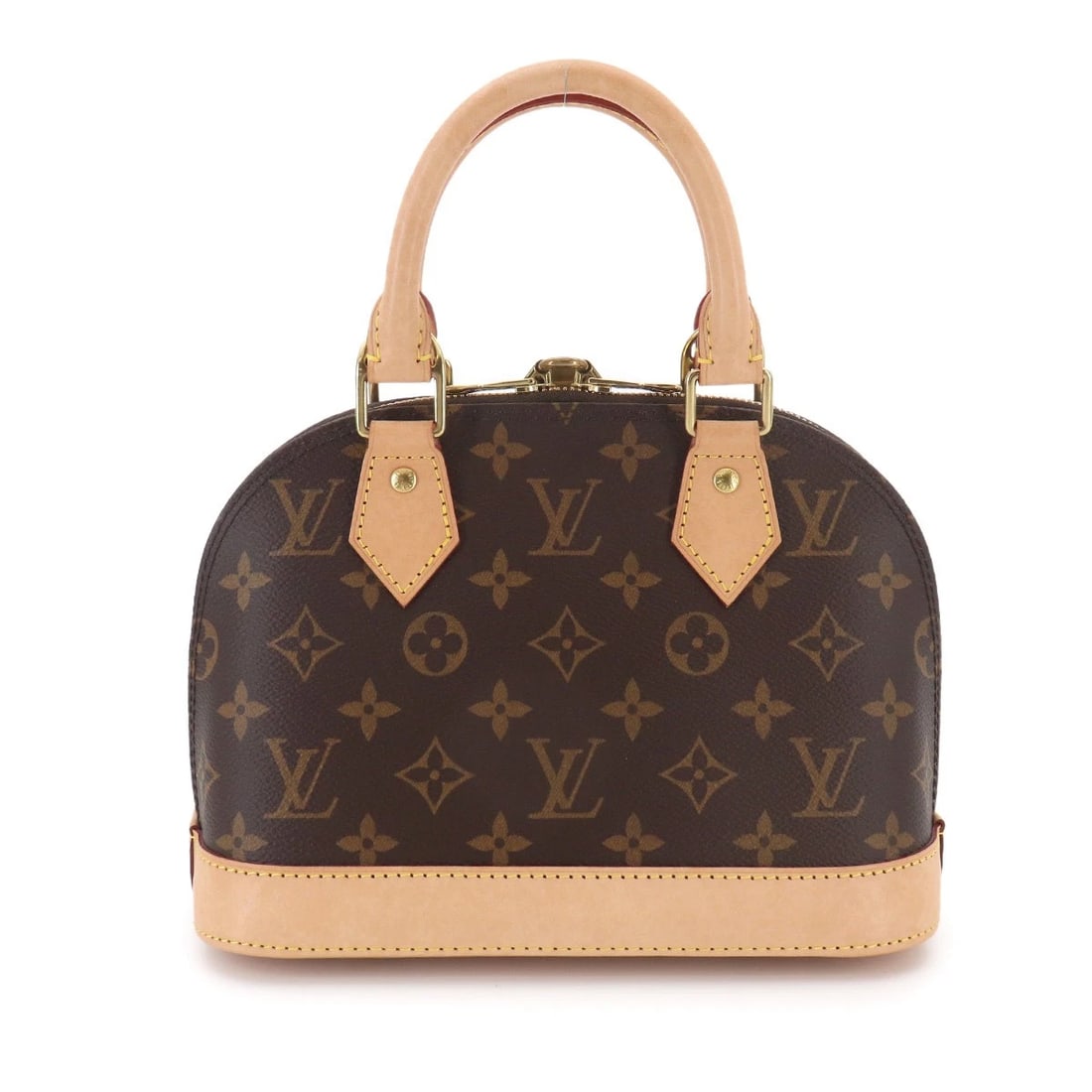 LOUIS VUITTON MONOGRAM HAND SHOULDER BAG LEATHER: LOUIS VUITTON Monogram Hand Shoulder Bag Leather Brand: LOUIS VUITTON Type/Style: Hand Bag / Shoulder Bag Material: Monogram Canvas Color: Monogram Size: W 9.25 inch, H 6.89 inch, D 4.53 inch Acce
