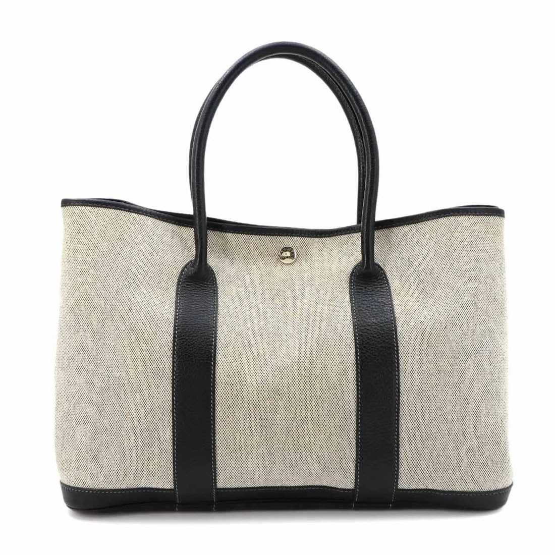 HERMES GARDEN PARTY PM TOTE BAG TOILE H NEGONDA BLACK: HERMES Garden Party PM Tote Bag Toile H Negonda Black Brand: HERMES Type/Style: Tote Bag Material: Toile H , Negonda Color: Black , Gray Size: W 14.17 inch, H 9.84 inch, D 6.89 inch Accessories: N