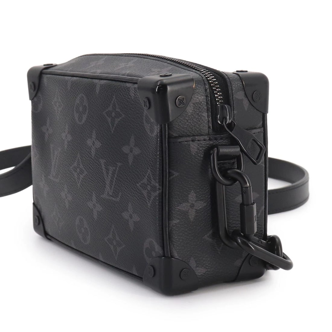 LOUIS VUITTON MONOGRAM ECLIPSE MINI SOFT TRUNK SHOULDER BAG - 3