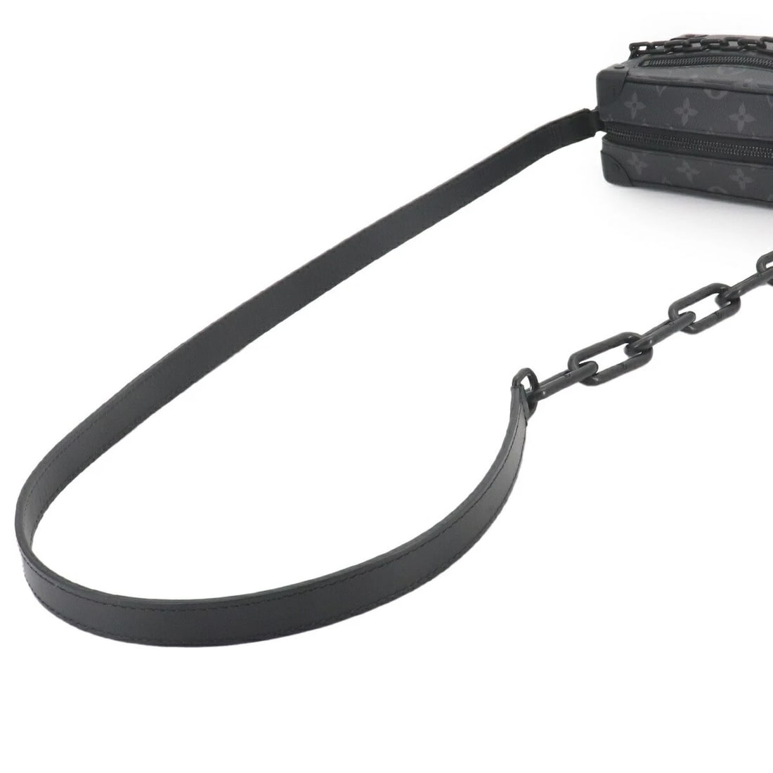 LOUIS VUITTON MONOGRAM ECLIPSE MINI SOFT TRUNK SHOULDER BAG - 5
