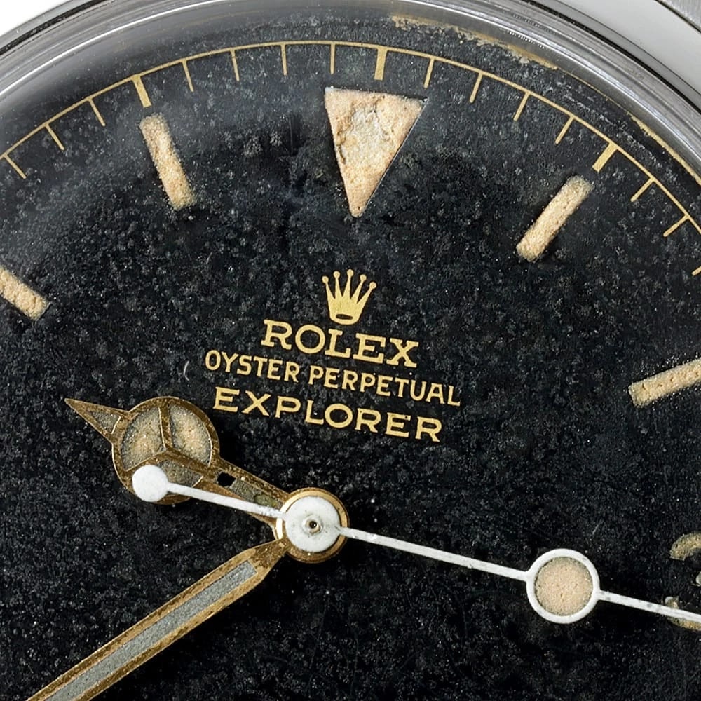 ROLEX EXPLORER BLACK ANTIQUE WATCH - 2