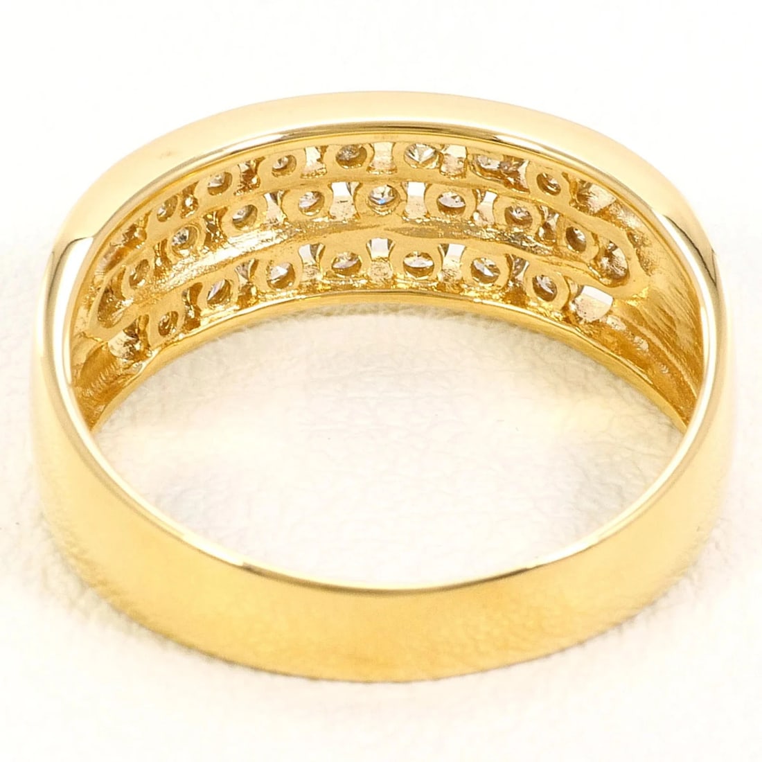 18K YELLOW GOLD RING - 4