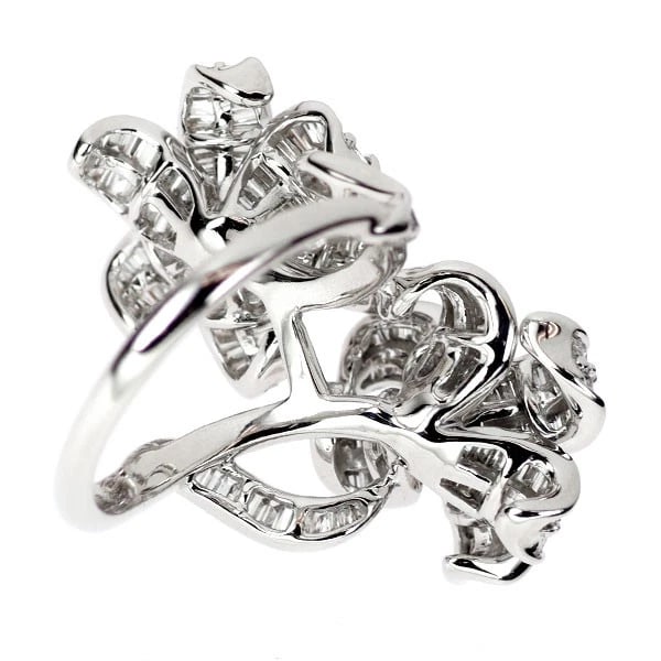 K18WG DIAMOND RING - 3