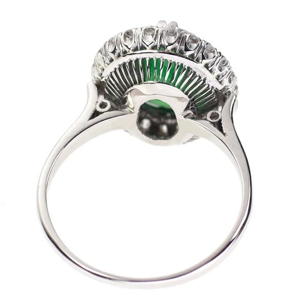 PT900 JADE DIAMOND RING - 2