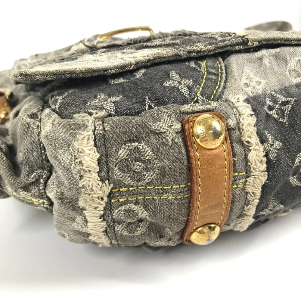 LOUIS VUITTON MONOGRAMDENIM PATCHWORK SHOULDER BAG - 7