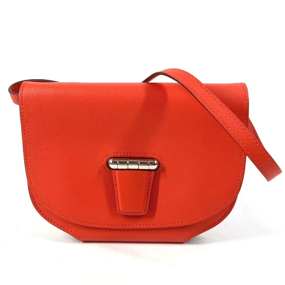 HERMES SHOULDER WALLET MINI CONVOY IRE POUCH SHOULDER BAG: HERMES Shoulder wallet Mini Convoy Ire pouch Shoulder Bag Brand: HERMES Type/Style: Shoulder Bag Material: Swift Color: RedBasedxSilverHardware Size: W5.9?H4.3inch / W15cm?H11cm Accessories: None