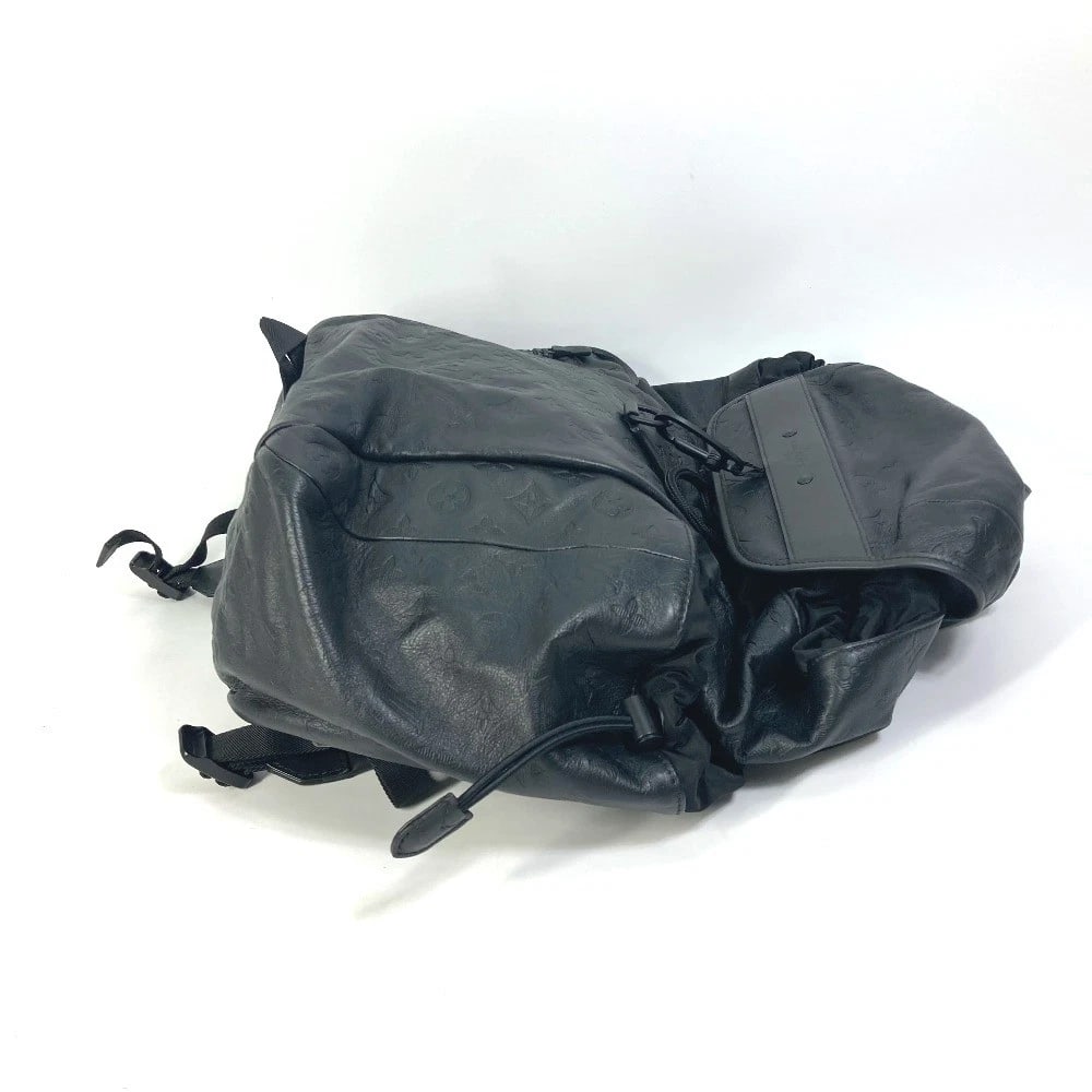 LOUIS VUITTON MONOGRAM BACKPACK LEATHER BLACK - 3