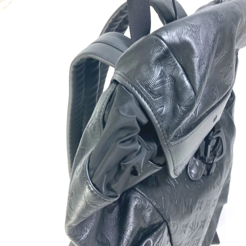 LOUIS VUITTON MONOGRAM BACKPACK LEATHER BLACK - 5