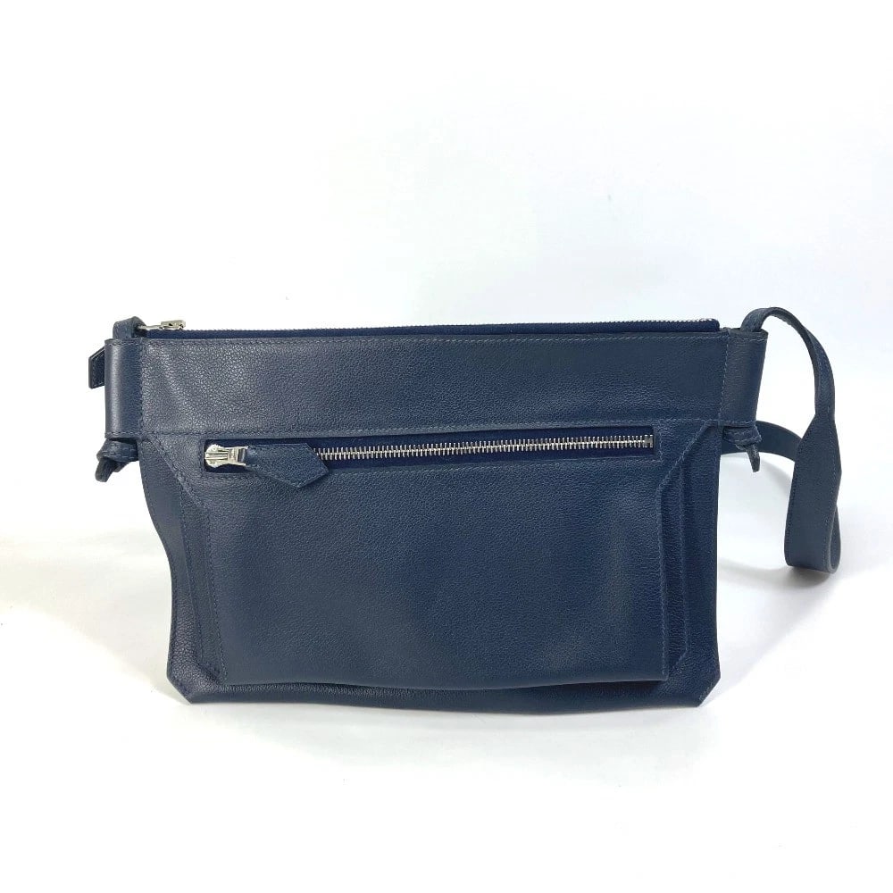 HERMES CROSSBODY BAG SHOULDER BAG LEATHER NAVY: HERMES Crossbody bag Shoulder Bag Leather Navy Brand: HERMES Type/Style: Shoulder Bag Material: Navy Color: Leather Size: W11.6?H8.1inch / W29.5cm?H20.5cm Accessories: None Accessories Not