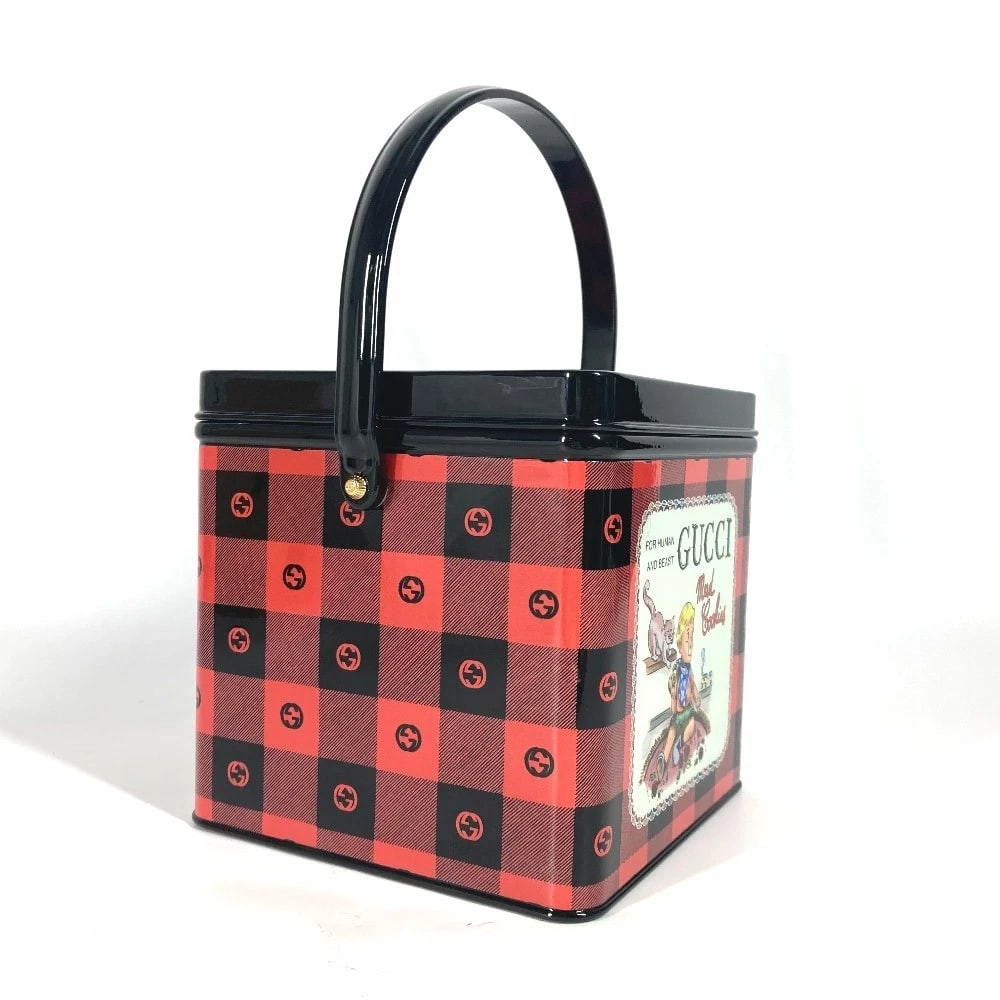 GUCCI BOX ALL-OVER PATTERN HAND BAG - 4