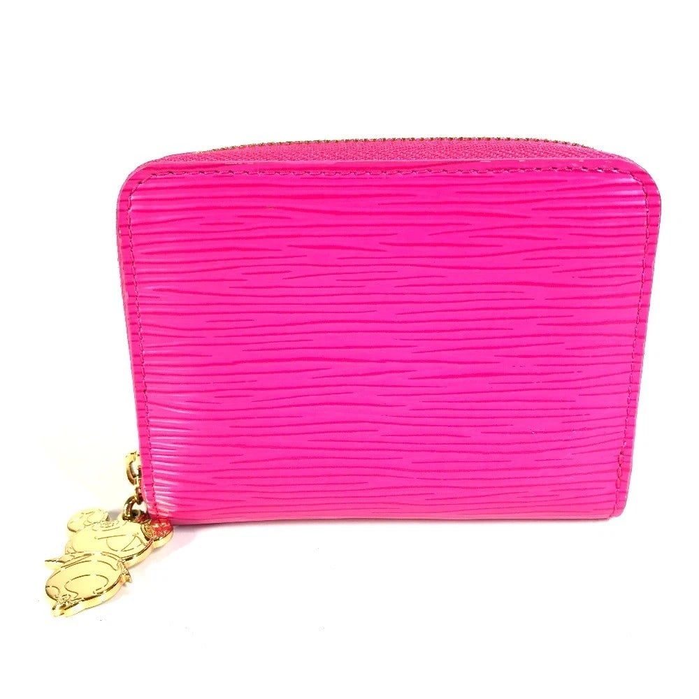 LOUIS VUITTON LIMITED EPI TAKASHI MURAKAMI ZIPPY COIN PURSE: LOUIS VUITTON limited Epi Takashi Murakami Zippy Coin Purse Brand: LOUIS VUITTON Type/Style: coin purse Material: Epi Leather Color: Cute Pink / pink Size: W4.3?H3.3inch / W11cm?H8.5cm Accessories