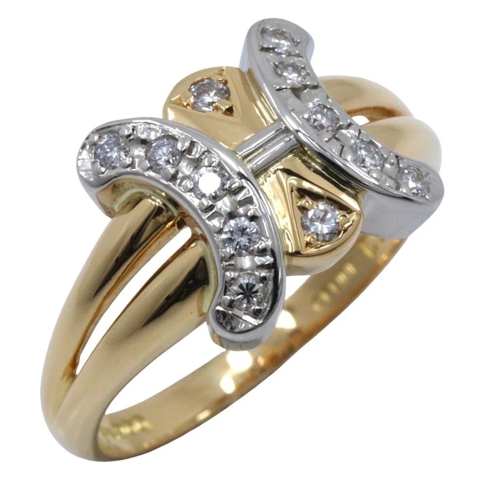 CELINE MACADAM RING K18 YELLOW GOLD: CELINE Macadam Ring K18 yellow gold Brand: CELINE Type/Style: Ring Material: K18 yellow gold, Main Stone Natural Color: Gold Size: 5.8 US Accessories: None Accessories Notice: When purchas