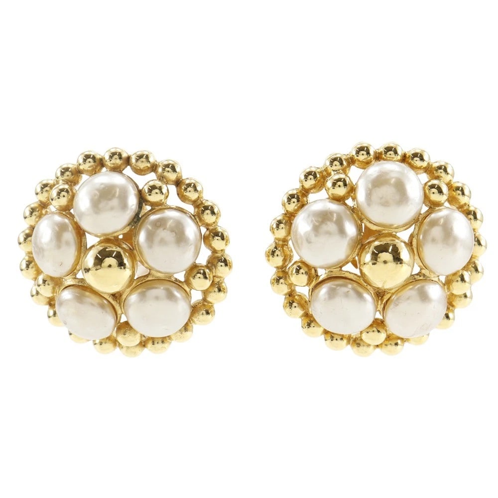 CHANEL EARRING PLATED GOLD (1 of 3)