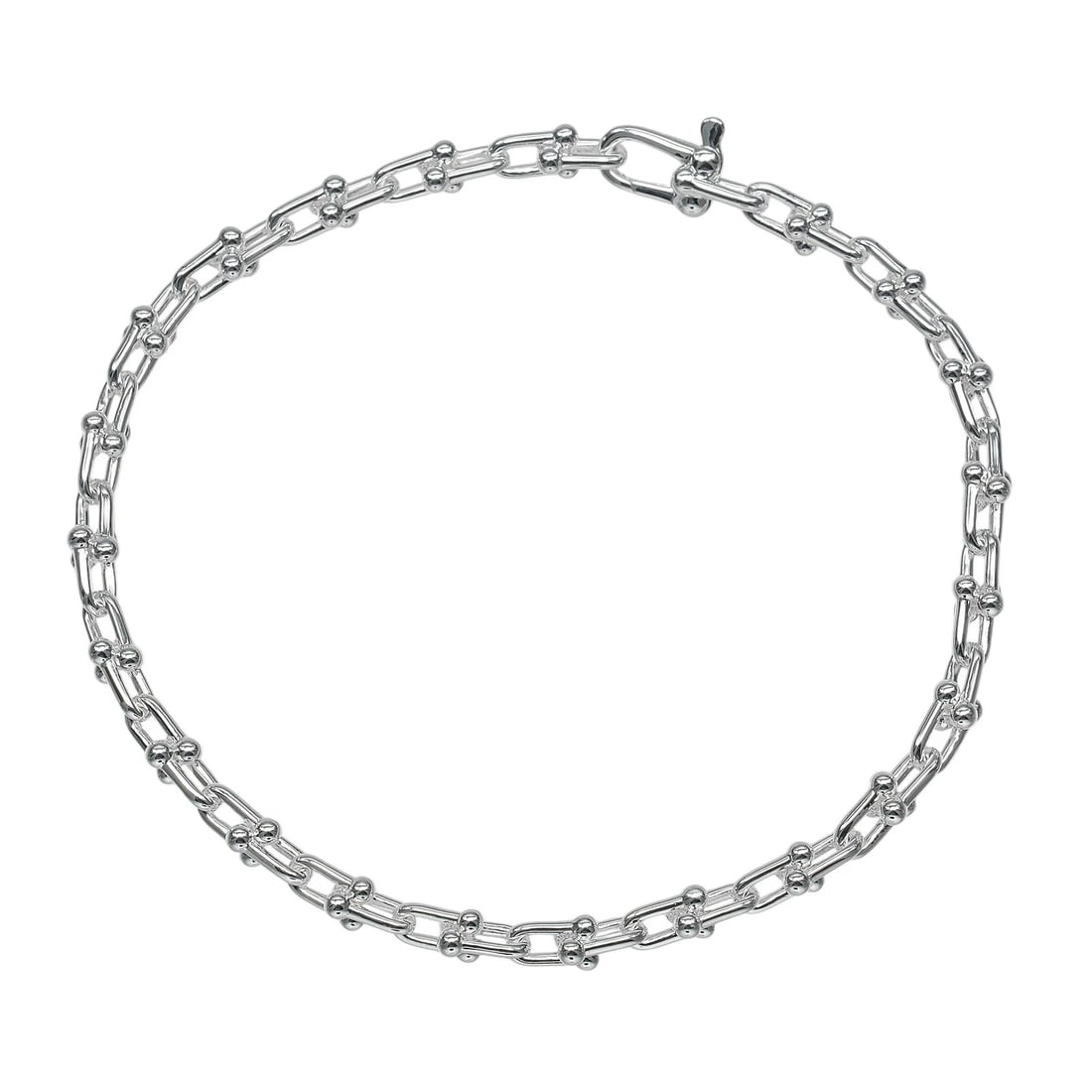 TIFFANY&CO. HARDWARE MICROLINK BRACELET SILVER925: TIFFANY&Co. Hardware microlink Bracelet Silver925 Brand: TIFFANY&Co. Type/Style: Bracelet Material: Silver925, Color: Silver Size: (CM) 17cm Wrist circumference?17cm Accessories: None Acce