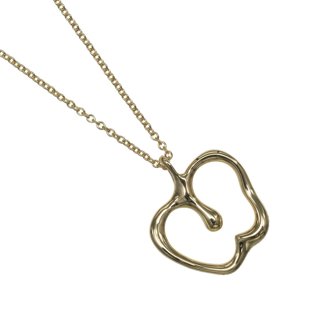 TIFFANY&CO. APPLE NECKLACE K18 YELLOW GOLD: TIFFANY&Co. Apple Necklace K18 yellow gold Brand: TIFFANY&Co. Type/Style: Necklace Material: K18 yellow gold, Color: Gold Size: (CM) Neck around?40cm Top?W15.92mm x H17.47mm Accessories: None