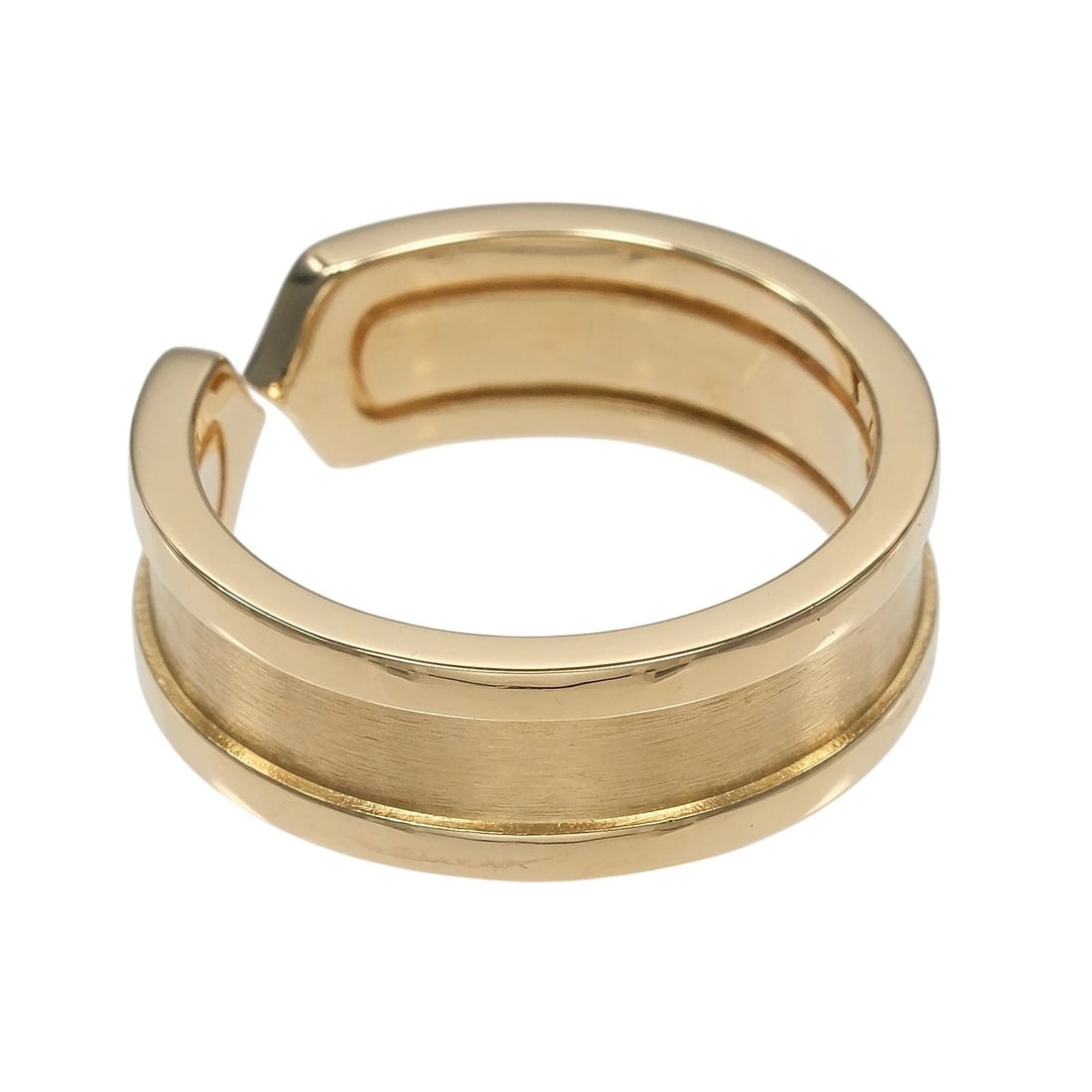 CARTIER 2C RING K18 PINK GOLD: CARTIER 2C Ring K18 Pink Gold Brand: CARTIER Type/Style: Ring Material: K18 Pink Gold, Color: Gold Size: 6.0 US Accessories: None Accessories Notice: When purchasing pre-owned goods, pleas